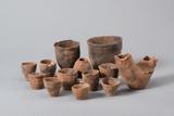 Burial pottery vessels