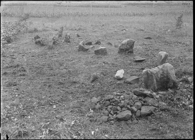 Hokuei (Soga) Stone Circle, panoramic view (from the west)