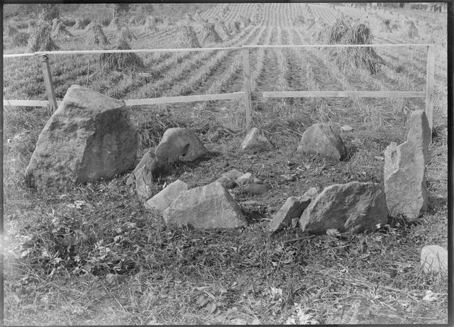 Hokuei (Soga) Stone Circle, stone circle No.1 (from the south)