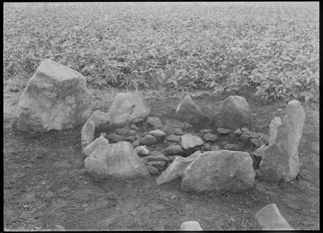 Hokuei (Soga) Stone Circle, stone circle No.1 (from the south)