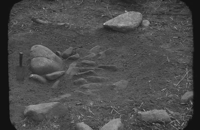 Nishizakiyama Minami Stone Circle (Area 3), stone circle No.1 (from the south)