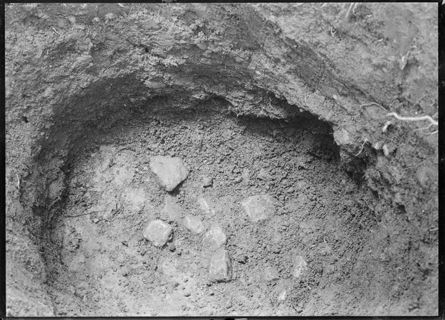 Nishizakiyama Nishi Stone Circle (Area 2), stone circle No.1, pit (from the south?)