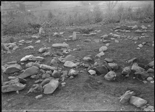 Nishizakiyama Stone Circle (Area 1), southern part of the site (from the southeast)