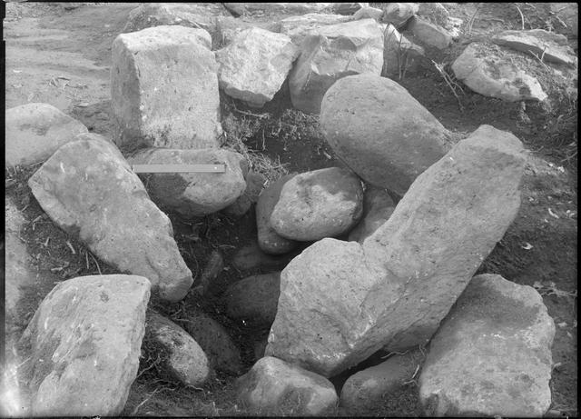 西崎山環状列石（1区）　第4号（北から撮影）