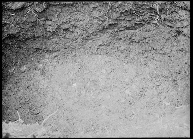 Otoe Stone Circle, stone circle No.3, bottom surface of the burial pit, jade bead (from the southeast)