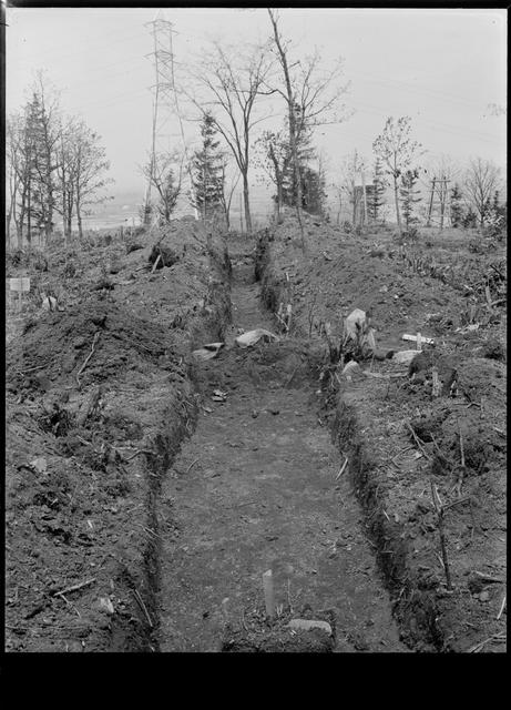 Otoe Stone Circle, trench in the “South Area” (from the south)