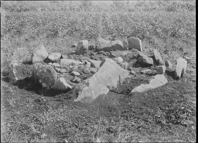Takidai Stone Circle (Soga Takidai Site), verifying the site (from the west)