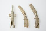 Nock-shaped antler implements