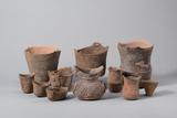 Burial pottery vessels